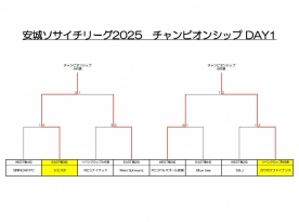 安城ソサイチリーグ〝チャンピオンシップ（DAY1）〟結果とチャンピオンシップ（DAY2）日程